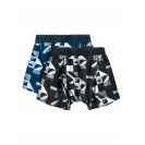 2 PACK Pánské Boxerky Quiksilver - IMPOSTER PRINT